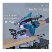 Scie à onglet électrique de table Makita LH1201FL 305 mm (12 pouces) 1650 W avec laser et lumière LED pour le bois, l'aluminium et le PVC