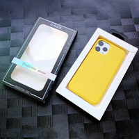 Cajas de Embalaje Personalizadas Universales para Teléfonos Móviles con Forro de Esponja, Ventana de PVC y Relieve, Embalaje para Venta al por Menor