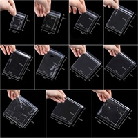 YiWu-bolsas selladas de plástico con logotipo personalizado, bolsas pequeñas de PVC para joyería, almacenamiento de joyas transparente, bolsas de embalaje con cierre de cremallera