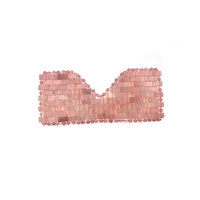 Haute qualité refroidissement Anti-âge masseur facial Rose Quartz masque pour les yeux pour la thérapie du sommeil Relaxation ombre couverture