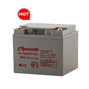 Cspower giá rẻ giá 3 năm bảo hành dài llife chu kỳ sâu năng lượng mặt trời Gel pin 12V 45Ah CG12-45