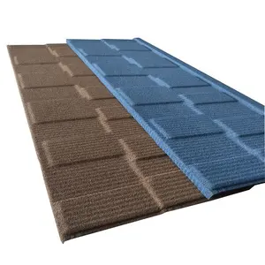 Nuevo estilo materiales de resistencia al viento piedra metal recubierto roofing hoja de techo azulejos de la hoja de Metal