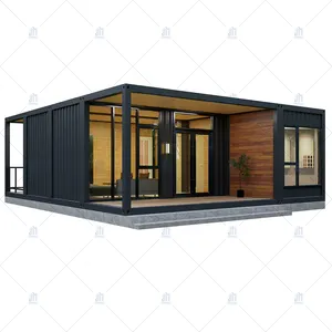 Professional Suppliers Detachable Cheap Tiny Easy Assemble Prefab Container House Ready Made 20ft Flat Pack Container House