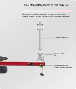 Electric Turntable <b>Stretch</b> Film Packaging <b>Machine</b> Plastic Film Carton Packaging <b>Machine</b> Is Easy to Operate - Product Image 5