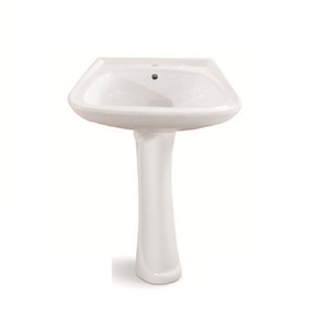 Lavabo de Pedestal de Cerámica Aivijia con un Solo Orificio para Baño - Product Image 3