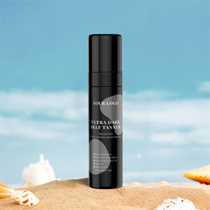 Mousse autobronzante ultra foncée 1 heures végétalienne biologique naturelle pure sans soleil à double concentration sans marque privée - Product Image 2