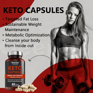 Private Label Keto-Kapseln Himbeerketon 980mg Unterstützt Gewichtsverlust Fettverbrennung Energieniveau Abnehm-Nahrungsergänzungsmittel - Product Image 2