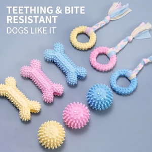 Juego de Juguetes para Perros Personalizados al por Mayor, Coloridos, Duraderos e Indestructibles, de TPR, para Cumpleaños - Product Image 2