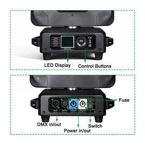 Igracelite 7x60W RGBW LED Bee Eye Zoom Moving Head Light con Control de Píxeles Individual DMX512 Beam Wash para Iluminación de Escenarios <span class=keywords><strong>DJ</strong></span> y Discotecas - Product Image 3