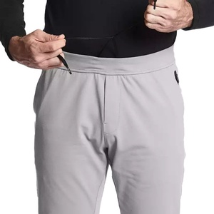 Pantalons de jogging décontractés pour hommes, vêtements de golf extensibles personnalisés, taille mi-haute, motif droit, teinture unie, pantalons de sport - Product Image 5