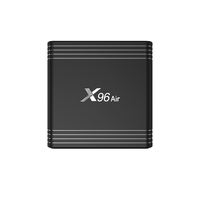 Boîtier TV intelligent X96 air 8k 4 Go 32 Go Android 9.0 Boîtier TV Amlogic S905x3 X96air Android Décodeur