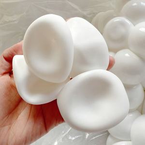 Juguete Antiestrés Blando y Esponjoso de Doble Forma con Sabor a Leche, Novedad DIY de <span class=keywords><strong>Mochi</strong></span> Blanco Glaseado, de Gran Venta - Product Image 4