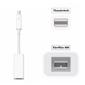 A1643 อะแดปเตอร์ธันเดอร์โบลท์ 2 เป็นไฟร์ไวร์ 800 ธันเดอร์โบลท์เป็นไฟร์ 1394B เหมาะสำหรับคอมพิวเตอร์แม็คที่ติดตั้งแล็ปท็อปธันเดอร์โบลท์ - Product Image 4