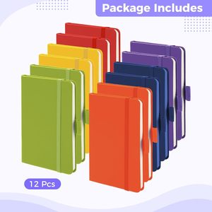 Carnets promotionnels personnalisés avec logo, en cuir PU, couverture rigide, format A6 pour étudiants, reliure rigide, journal/agenda A5 - Product Image 4