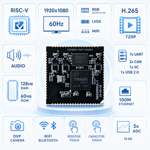 บอร์ดหลัก X6A1 RISC-V HMI รองรับ IDE สำหรับการพัฒนาจอ LCD แบบกำหนดเอง คอนโทรลเลอร์ความละเอียดหลายระดับ 1080P RGB/LVDS/MIPI HMI Di - Product Image 5