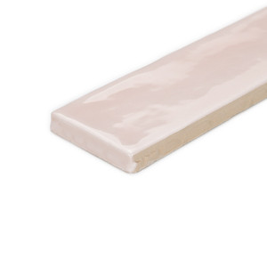 Piastrella Creta 50 Rosa 5x50 Cm Spessore 9 Mm Finitura Lucida Bordi Irregolari - Product Image 3