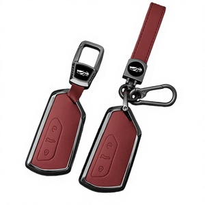 Housse de clé de voiture en alliage de zinc de luxe de haute qualité Volkswagen Golf 8 MK8 ID.3 ID.4 Cupra Skoda Octavia A8 SEAT Leon MK4 2014-2017 - Product Image 2