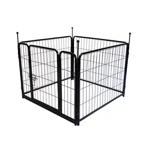Gros commercial métal portable intérieur 77x60x8 grande clôture pour chien