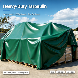 Telo <span class=keywords><strong>in</strong></span> <span class=keywords><strong>PVC</strong></span> Resistente, Impermeabile, Anti-UV, Antistrappo per Coperture di Magazzini e Stoccaggio Esterno, Misure Personalizzabili - Product Image 1