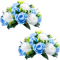 Seidenblumen-Bouquet Künstliche Rosen Tischdekoration Hochzeitsdekoration Blumenkugeln für Empfänge & Events