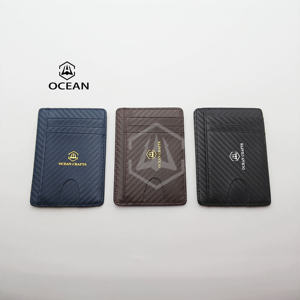 Новинка: Кожаный модный держатель для карт с УФ-печатью, креативный дизайн, рекламные офисные товары, производство на заводе, низкая цена - Product Image 4