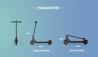 Entrepôt européen pour pneus alvéolaires solides de 8 pouces, trottinette électrique adulte Kukirin S1 Max avec moteur sans balais de 350 W, vitesse de 25 km/h