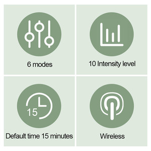 Masajeador corporal inalámbrico TENS/EMS para el cuello, unidad eléctrica Tens, máquina para aliviar el dolor, masajeador de terapia física, máquina eléctrica - Product Image 3