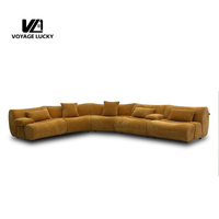 Ensemble de canapés modulaires haut de gamme VL en tissu, sectionnel, moderne, pour salon