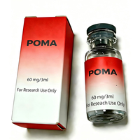 Boîte personnalisée pour flacon de 3 ml avec étiquettes holographiques et plateau en plastique, ensemble d'emballage pour flacon de 3 ml avec votre logo