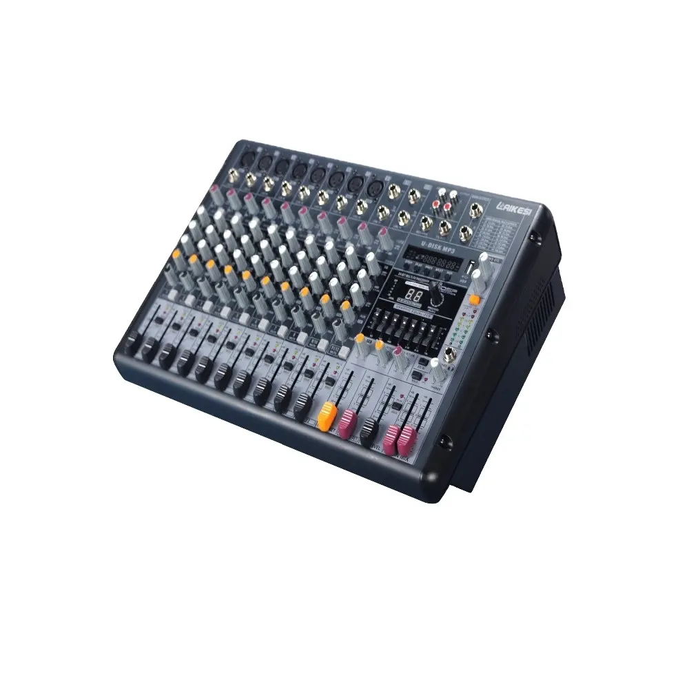 LAIKESI AUDIO high quality mixer sound for KTV club sound mixer with USB