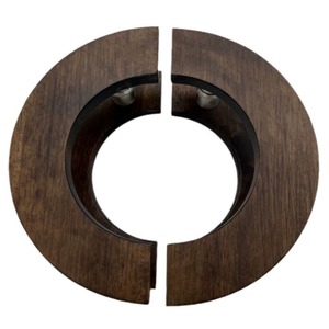 Manija <span class=keywords><strong>de</strong></span> puerta semicircular minimalista <span class=keywords><strong>de</strong></span> madera maciza con vidrio, herraje original <span class=keywords><strong>de</strong></span> madera para entrada <span class=keywords><strong>de</strong></span> hotel, boutique o tienda. - Product Image 1