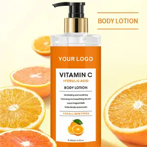 Private Label Oem Bodylotion Cream Reparatie Lightening Whitening Verstevigende Voedende Hydratatie Met Vitamine C Douchegels