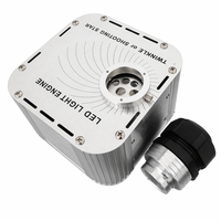 Moteur d'éclairage de plafond à fibres optiques 27W RGB LED, port 30mm, télécommande RF 220V, ultra-silencieux sans ventilateur pour voiture et maison, ciel étoilé