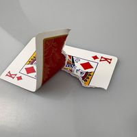Boîte de cartes à jouer personnalisée en papier mat noir doux au toucher 400 g/m² pour soirée de famille, enterrement de vie de garçon, souvenir de nuit