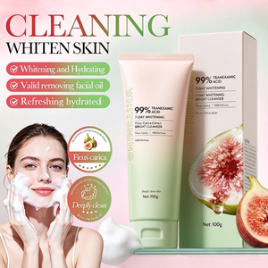 Set de Cuidado Facial Aclarante con Ácido Tranexámico, Kit Blanqueador de 6 Piezas con Extracto de Figo: Limpiador, Tónico, Sérum, Loción y Crema - Product Image 4