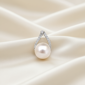 Eleganti orecchini pendenti con perle coltivate placcate in oro, gioielli classici da donna a forma di goccia d'acqua con perle bianche rotonde E3159 - Product Image 2