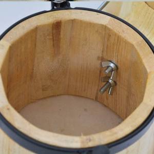 Tambor <span class=keywords><strong>Bongo</strong></span> profesional de 6 + 7 pulgadas hecho a mano tambor Latino <span class=keywords><strong>africano</strong></span> piel de oveja hecho a mano - Product Image 3