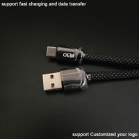 Cables USB a USB Tipo C de Malla Tejida de Nailon Reforzados de Alta Durabilidad