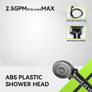 <span class=keywords><strong>Kit</strong></span> de boîte de <span class=keywords><strong>douche</strong></span> extérieure pour camping-car, camping-car, fourgonnette, remorque de voyage, camping-car et bateau, noir - Product Image 4