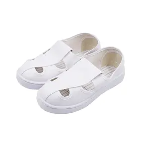 Sample Available Work Protective White Canvas Lining Cozy Unisex Dustproof Anti-Static Men Esd Shoes