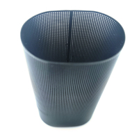 Tube filtrant métallique conique à micro-trous gravés avec précision sur mesure