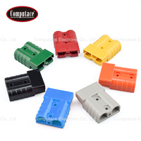 Connecteur de batterie PC en cuivre 50A bipolaire mâle/femelle, boîtier isolant, prise d'alimentation 50V CC, coque pour chariot élévateur, stockage d'énergie