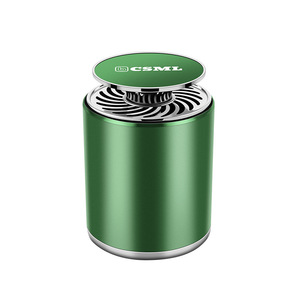 Diffuseur de parfum pour voiture en alliage d'aluminium avec couvercle rabattable, parfum longue durée, thé zen, gardénia Hilton, Cologne, recharge sans électricité - Product Image 1