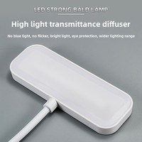 Lampe de bureau LED à brancher, design moderne avec porte-stylo, intensité réglable, pour bureau, étude, table, étudiant, maison, bureau