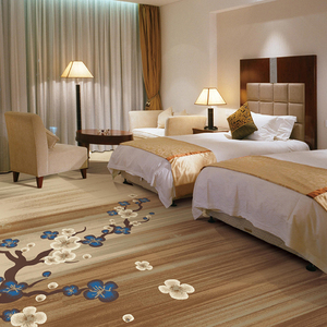 HENGJIU, alfombras de piso de nuevo diseño, alfombras de pared a pared con patrón floral barato para el hogar - Product Image 4
