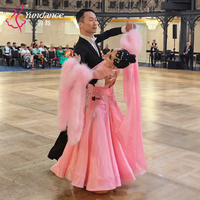 B-24152 personnalisé nouvelle robe de danse de salon standard international robes de danse de salon en soie perlée de haute qualité à vendre