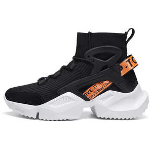 Produttore di vendita diretta di alta qualità vegano nero impermeabile in pelle scarpe alla moda stile da passeggio per la primavera autunno - Product Image 6