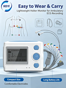 Moniteur <span class=keywords><strong>Holter</strong></span> <span class=keywords><strong>ECG</strong></span> de Classe II à blindage magnétique anti-interférences, alimenté électriquement, en plastique, pour usage domestique et hospitalier - Product Image 5