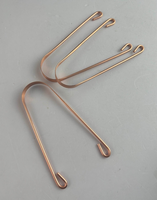Nettoyeur de langue en cuivre en gros, gratte-langue en U écologique personnalisé, outil buccal OEM imprimé au laser pour usage domestique