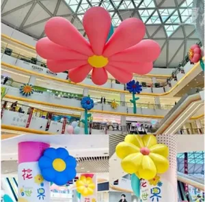 โรงงานโฆษณาโดยตรงดอกไม้สีชมพูพองดอกไม้ประดิษฐ์สําหรับตกแต่งกลางแจ้ง - Product Image 1